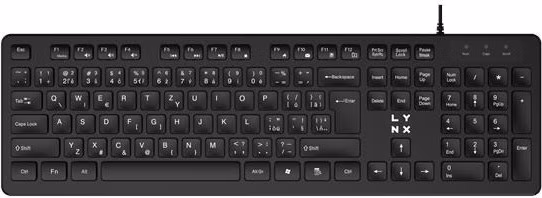 LYNX set klávesnice a myš , drátový set, USB, CZ/SK