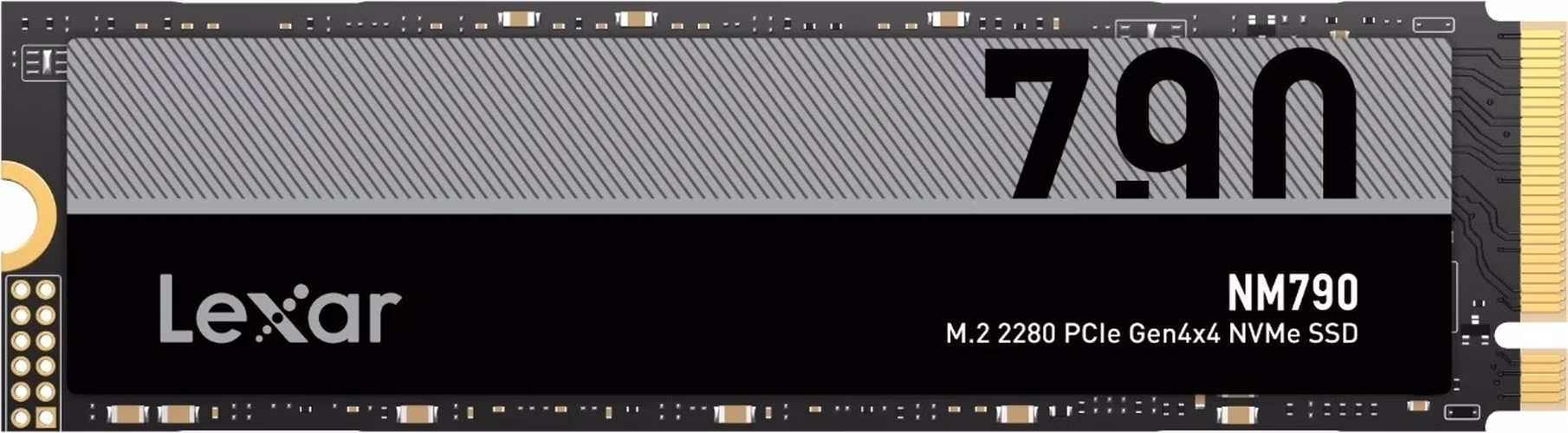Lexar NM790/512GB/SSD/M.2 NVMe/Sivá/5R
