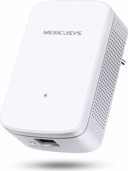 N300 Wi-Fi Range Extender SPEED: 300 Mbps at 2.4 GHz SPEC: 2 × Internal Antennas, 1 × 10/100Mbps Port, Wall Plugged FEAT