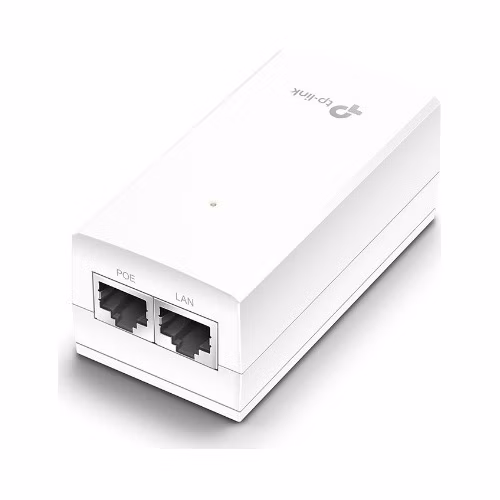 Omada 48V Passive PoE Injector Adapter PORT: 1× Gigabit PoE Port, 1× Gigabit Non-PoE Port SPEC: Data and Power Carried o