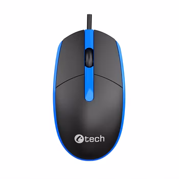 C-TECH myš WM-10, USB, 1200 DPI, černo - modrá