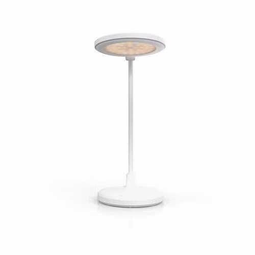 Nedis LTLRM11WT - LED Stolní lampa | Stmívatelné | Integrované zrcadlo | 3 Režimy Světla | Dotykové funkce | Bílá