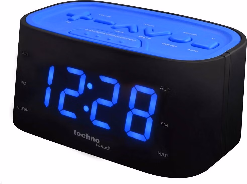TechnoLine WT 465B - digitální budík s radiopřijímačem