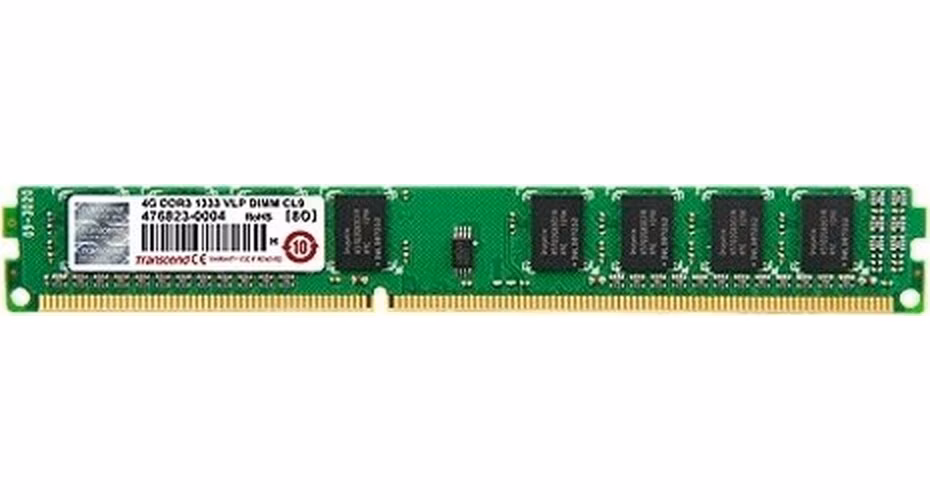Transcend paměť 4GB DDR3L 1600 U-DIMM 1Rx8 CL11, nízký profil