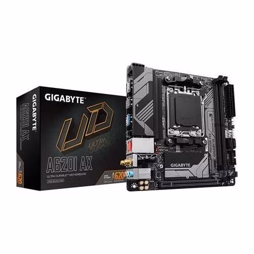 Gigabyte MB Sc AM5 A620I AX, AMD A620, 2xDDR5, 1xDP, 1xHDMI