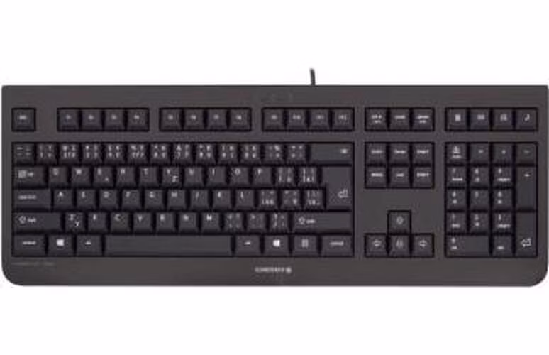 CHERRY klávesnice KC 1000, drátová, USB, CZ+SK layout, černá