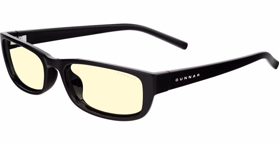 GUNNAR kancelářske/herní brýle ELIN ONYX jantarová skla BLF 65 GUNNAR focus