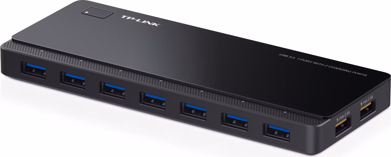 TP-Link UH720 USB hub s nabíjecími porty (7xUSB3.0, 2x2,4A nabíjecí port)