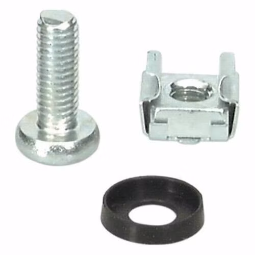 EFB 19" Montážna sada M6 skrutiek (20mm) matiek a podložiek (50ks v bal.), High Quality
