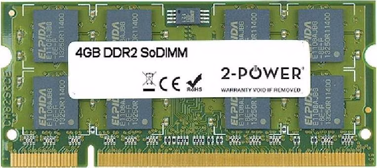 2-Power 4GB PC2-6400S 800MHz DDR2 CL6 SoDIMM 2Rx8 (DOŽIVOTNÍ ZÁRUKA)