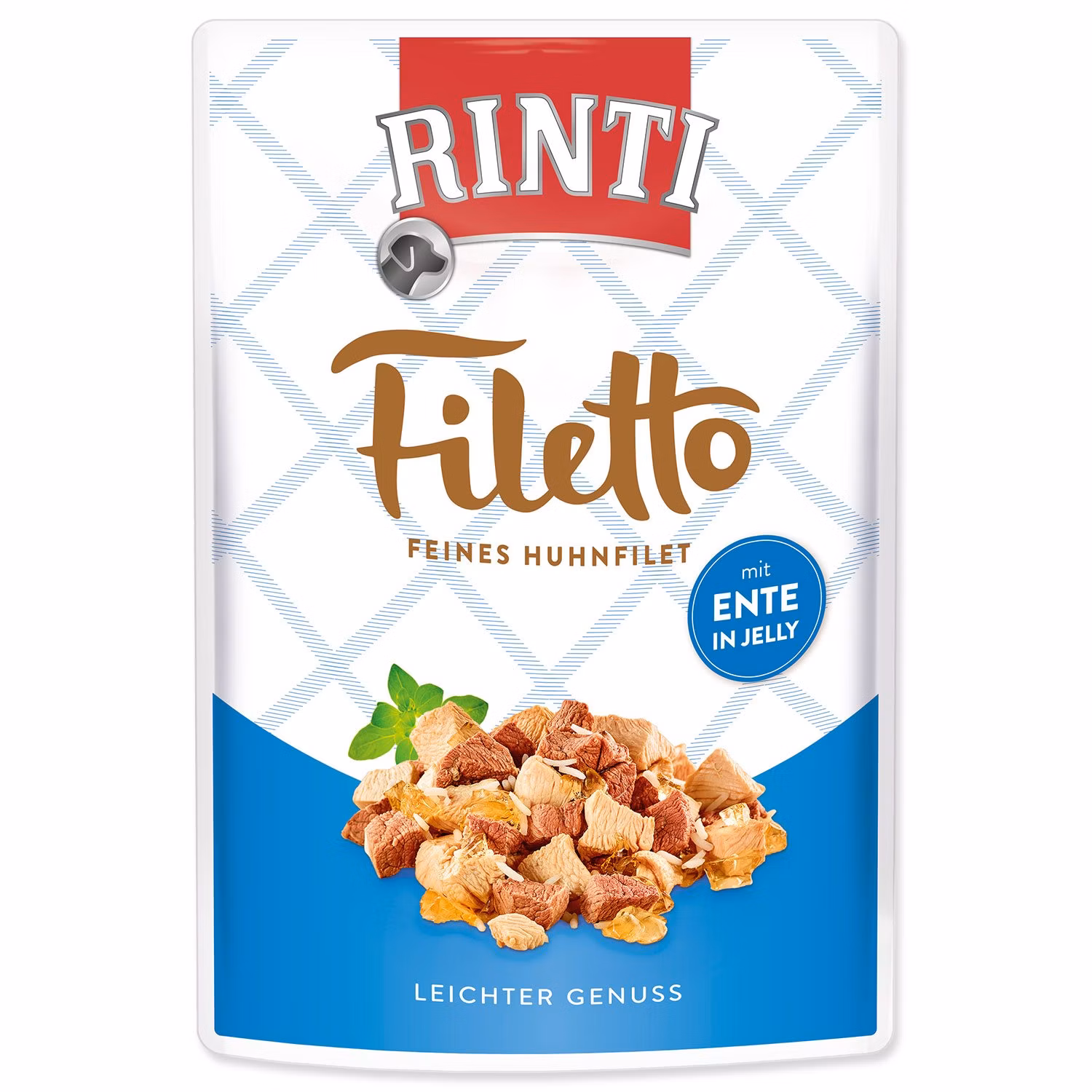 Kapsička Rinti Filetto Adult kura a kačka v želé 100g