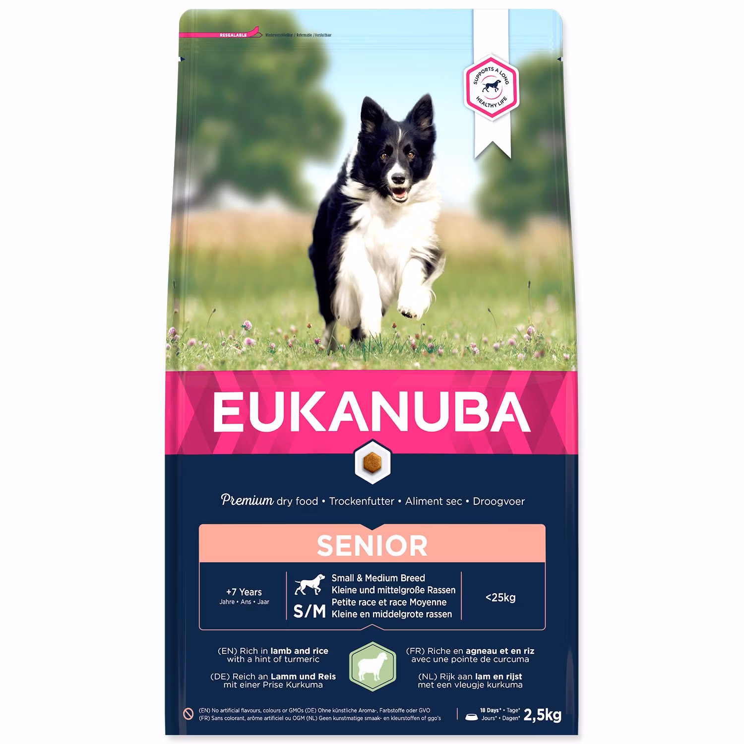 Krmivo EUKANUBA Senior Small & Medium Lamb 2,5kg
