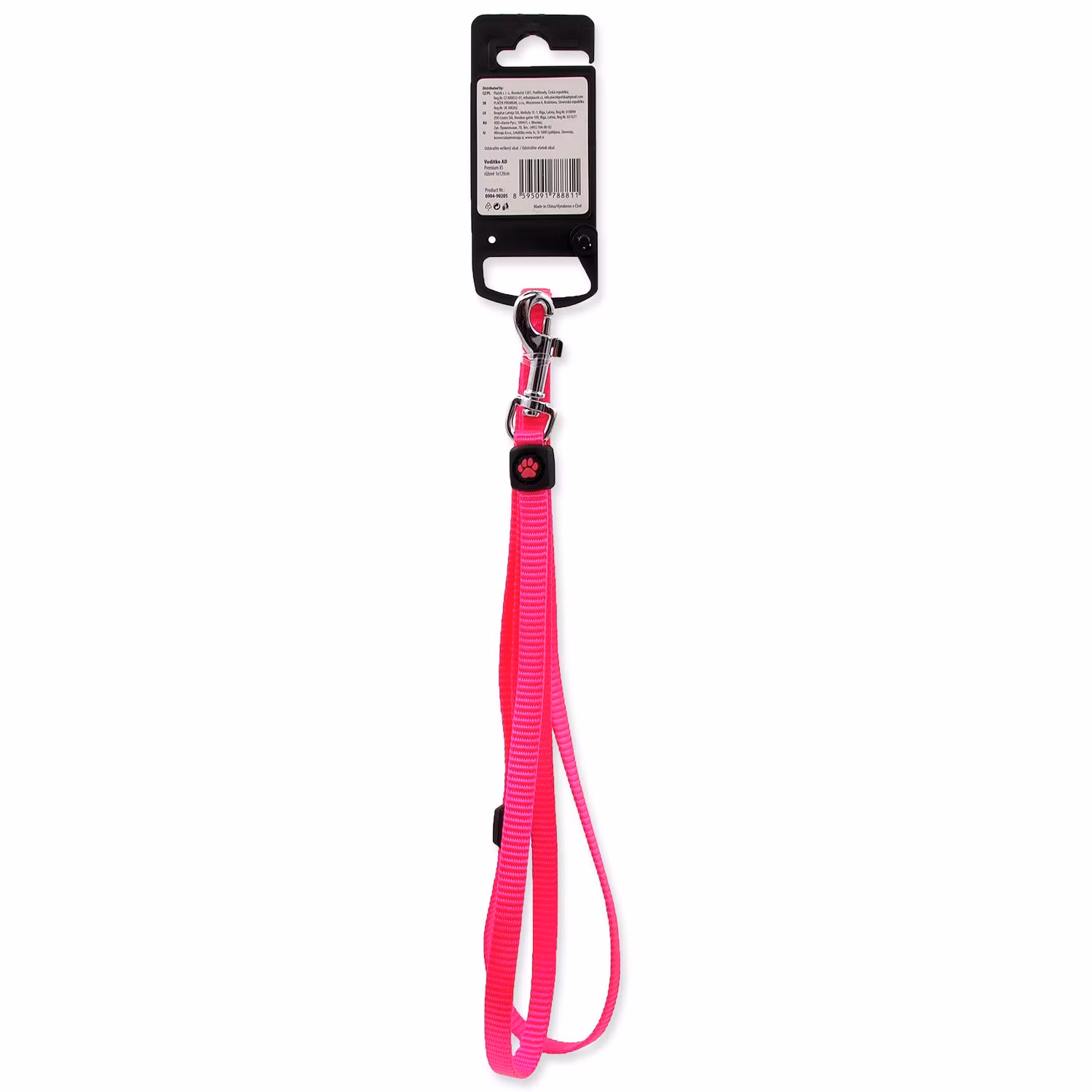 Vodítko Active Dog Premium XS ružové 1x120cm
