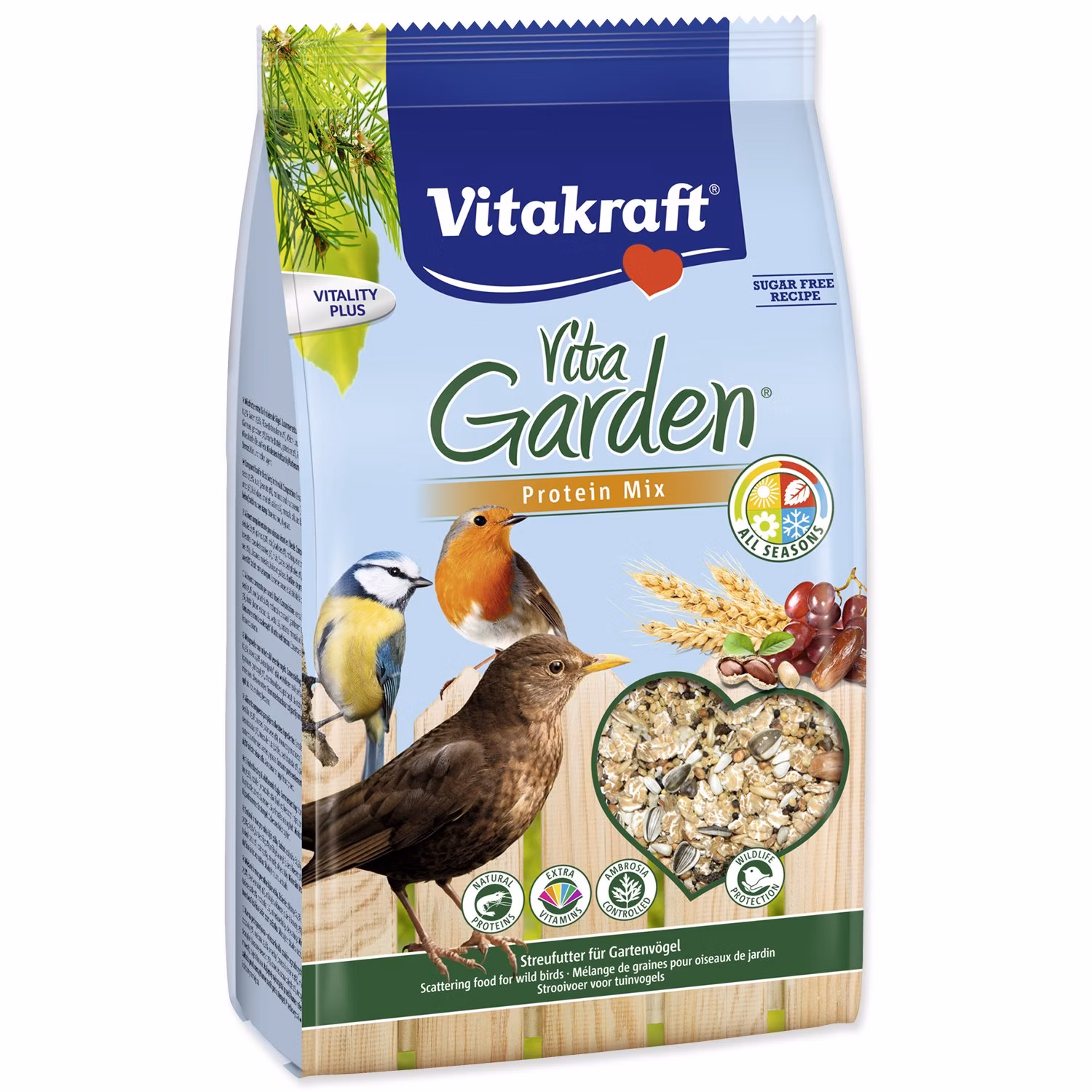 Krmivo Vitakraft Vita Garden s proteínmi 1kg