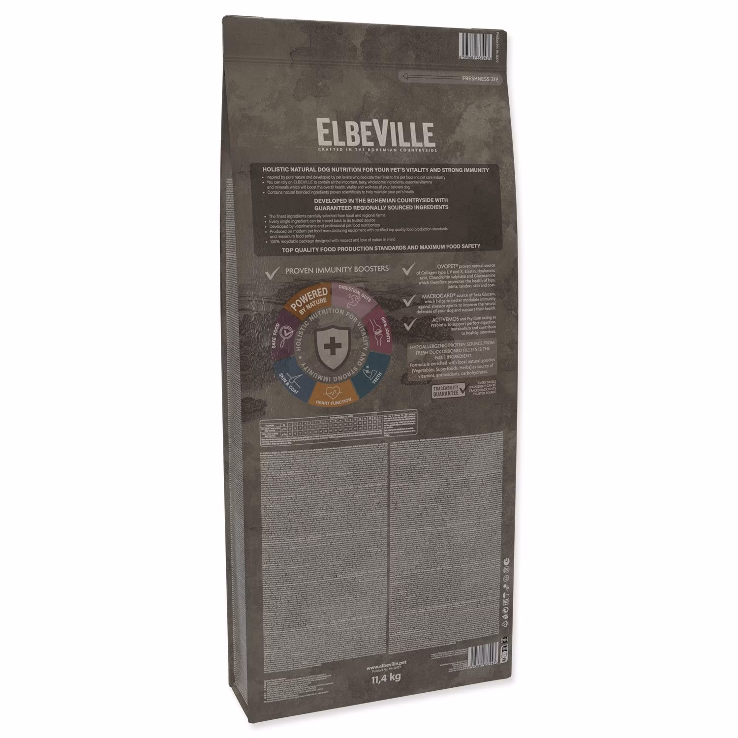 Krmivo ELBEVILLE Adult All Breeds Healthy Digestion Fresh Duck 11,4kg