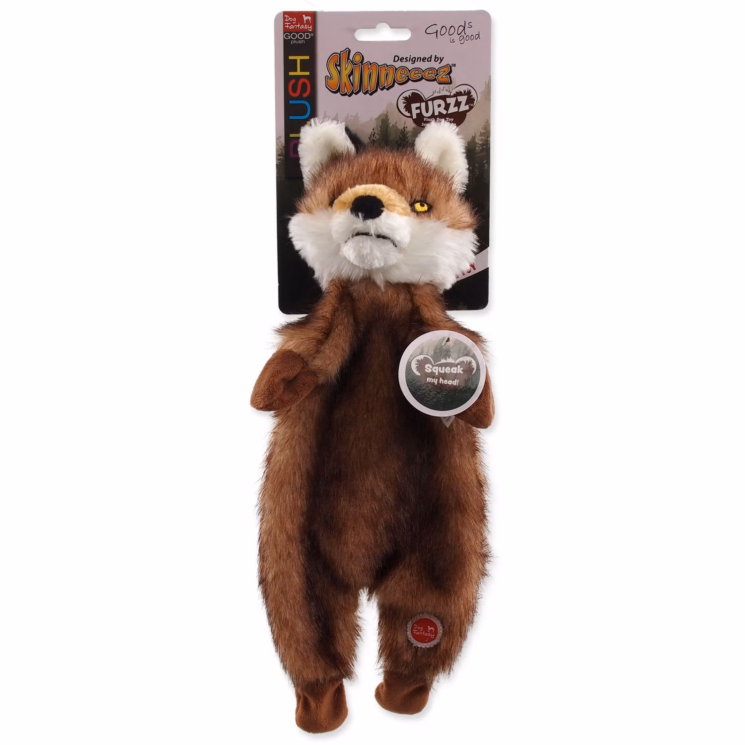 Hračka Dog Fantasy Skinneeez líška plyš 34cm
