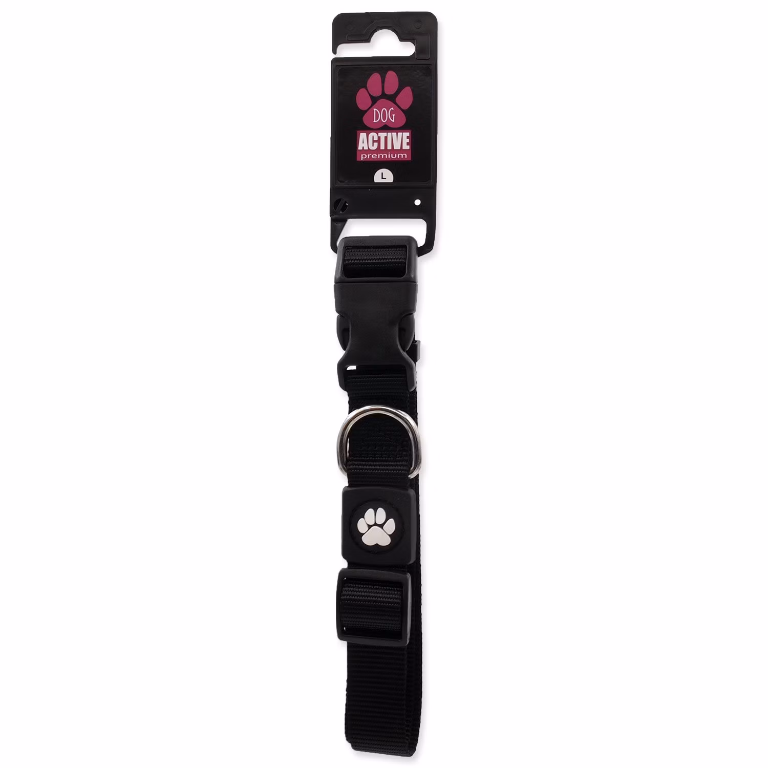 Obojok Active Dog Premium L čierny 2,5x45-68cm