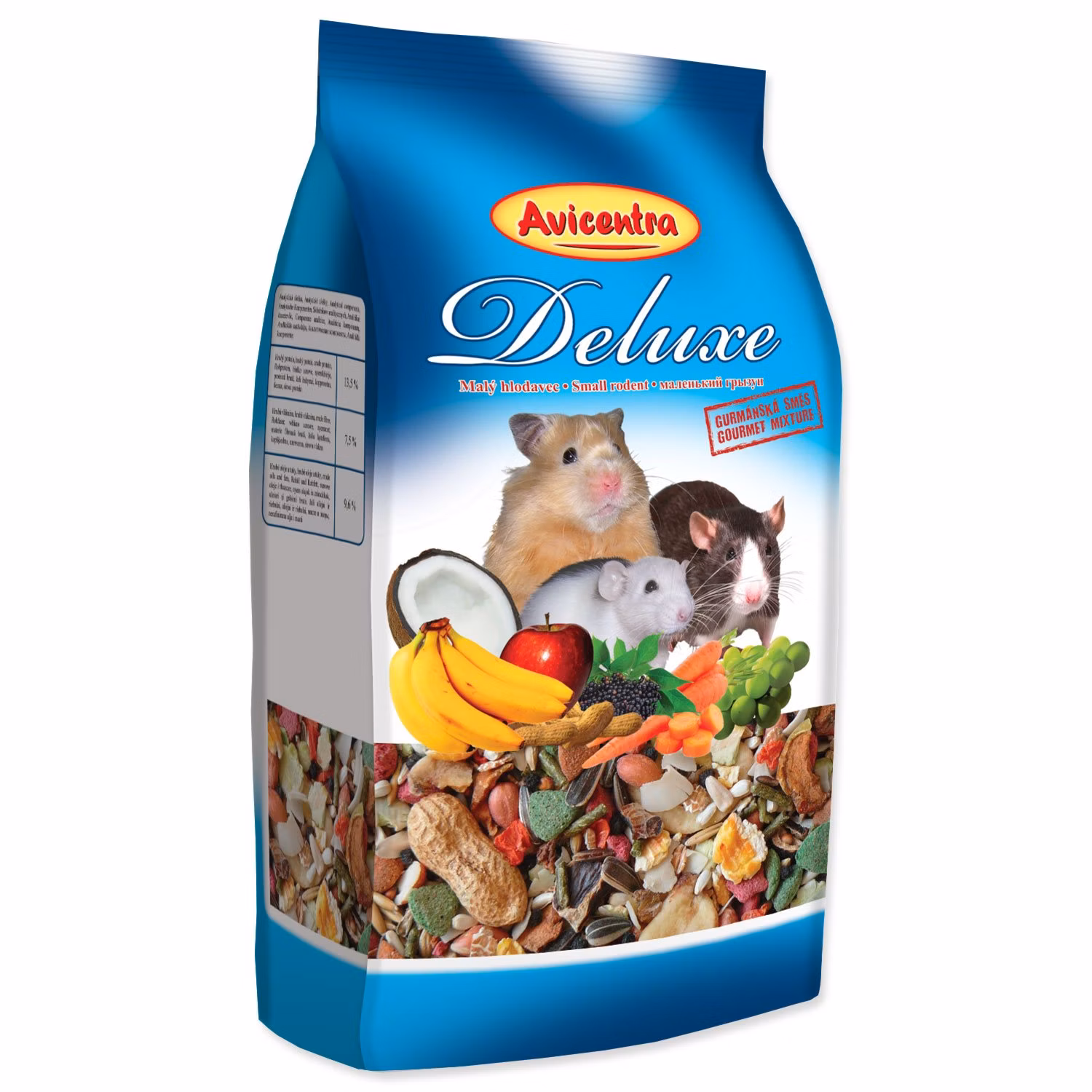 Krmivo Avicentra Deluxe malý hlodavec 1kg