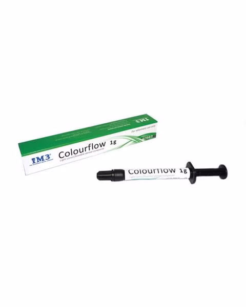 iM3 Kompozitná výplň Colourflow-Green, 1 g striekačka