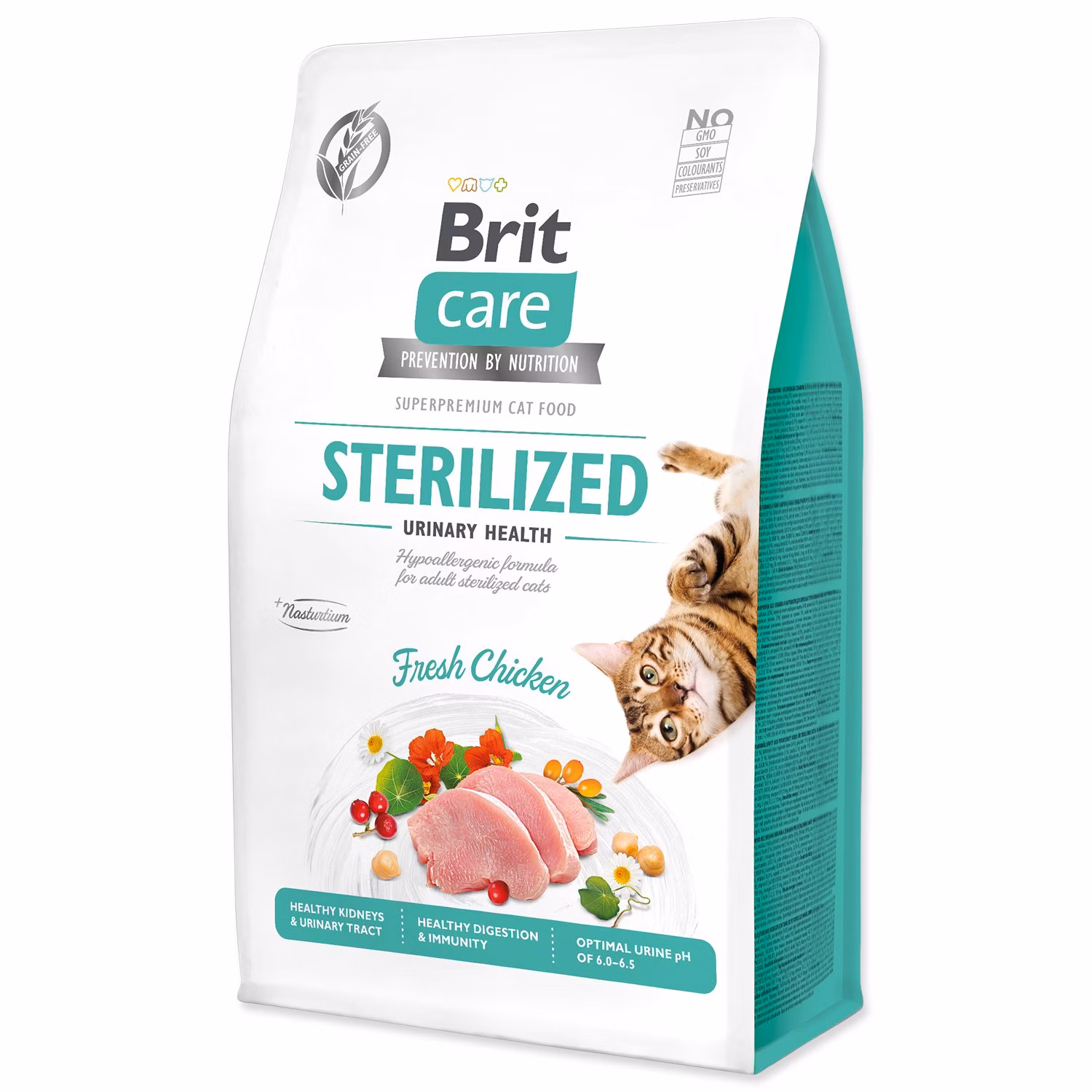 Krmivo Brit Care Cat Grain-Free Sterilized Urinary Health 0,4kg
