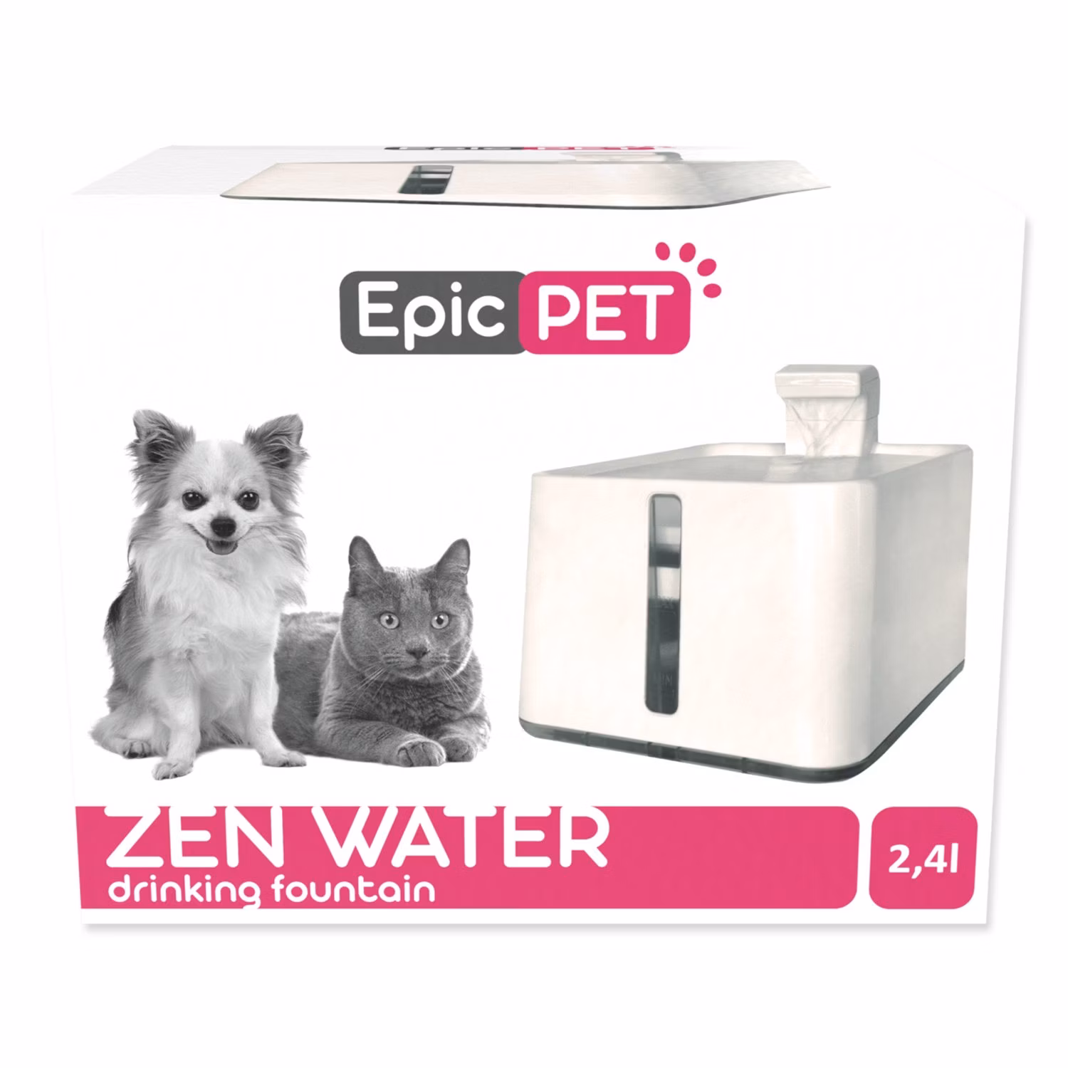 Fontána Epic Pet ZEN automatická biela 2,4l