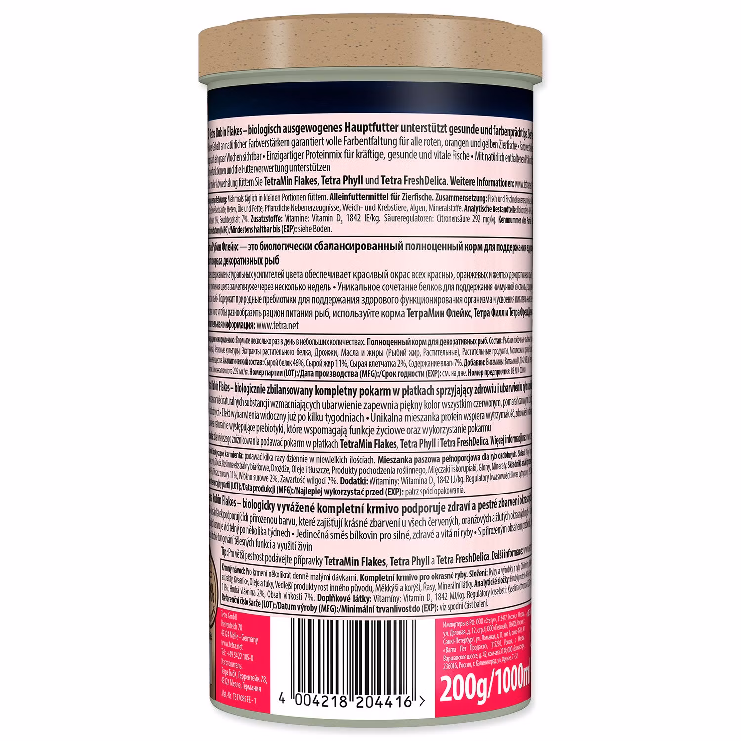 Krmivo Tetra Rubin 1l