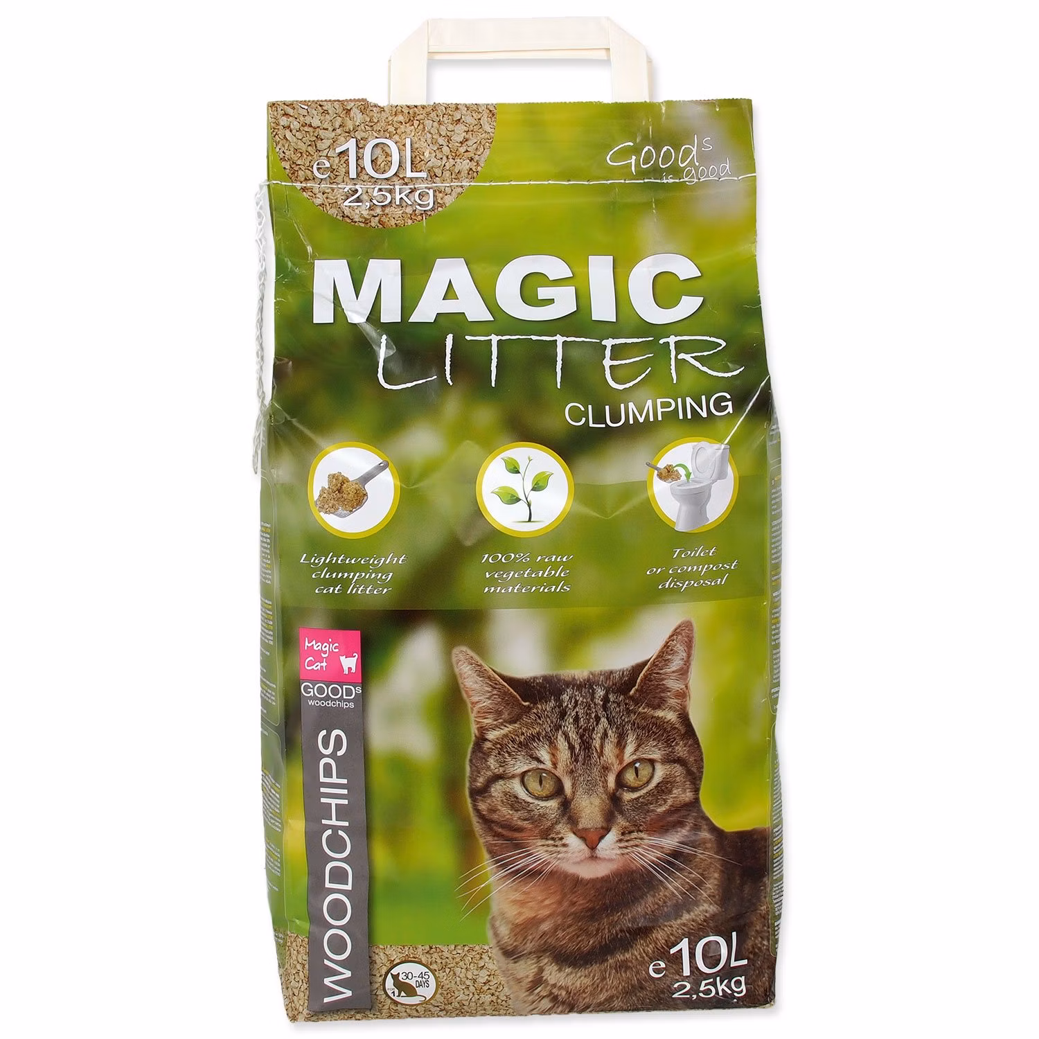Podstielka Magic Litter Woodchips 2,5 kg 10l