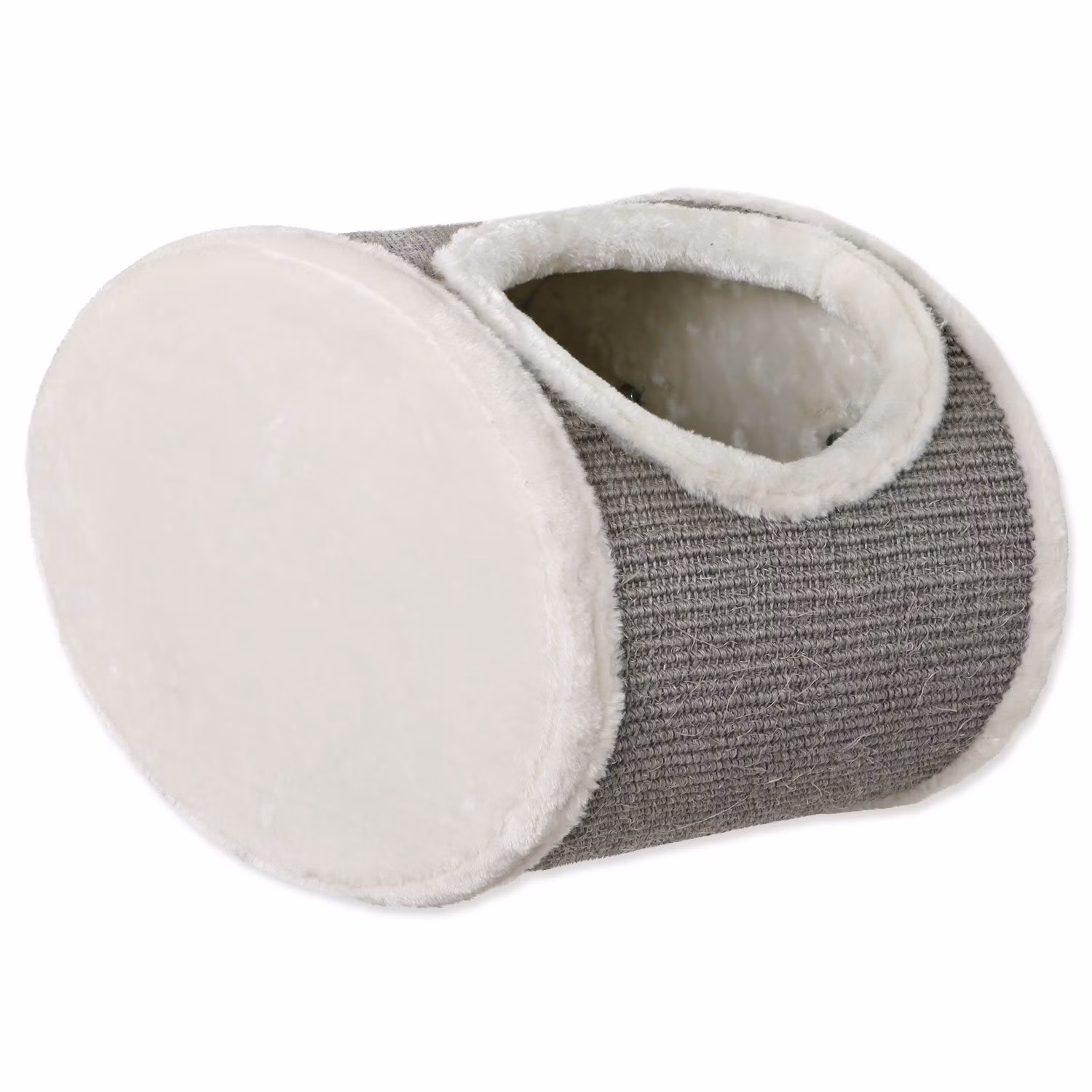 Cuddly cave for wall mounting, 42 × 29 × 28 cm, white/grey