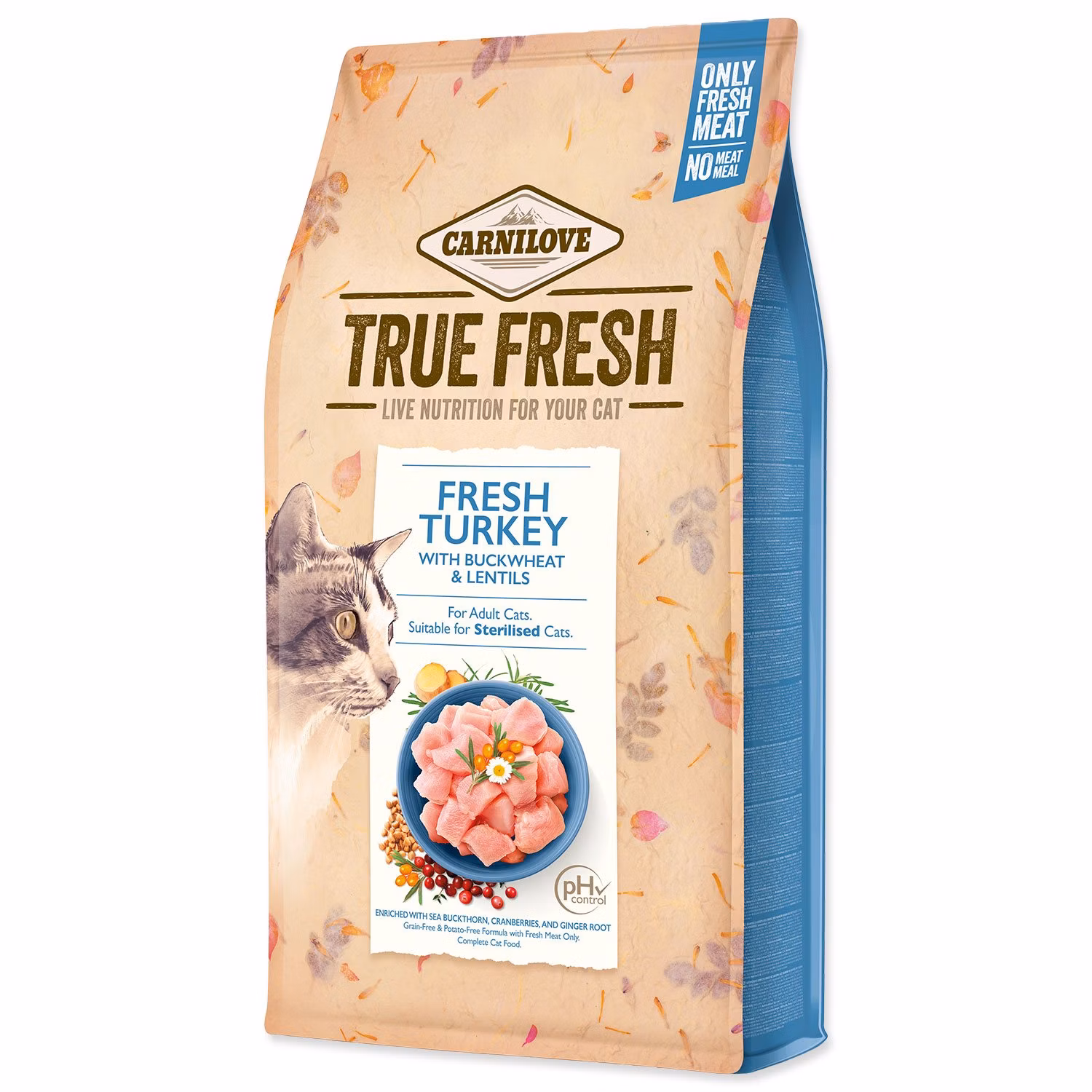 Krmivo Carnilove Cat True Fresh Turkey 1,8 kg