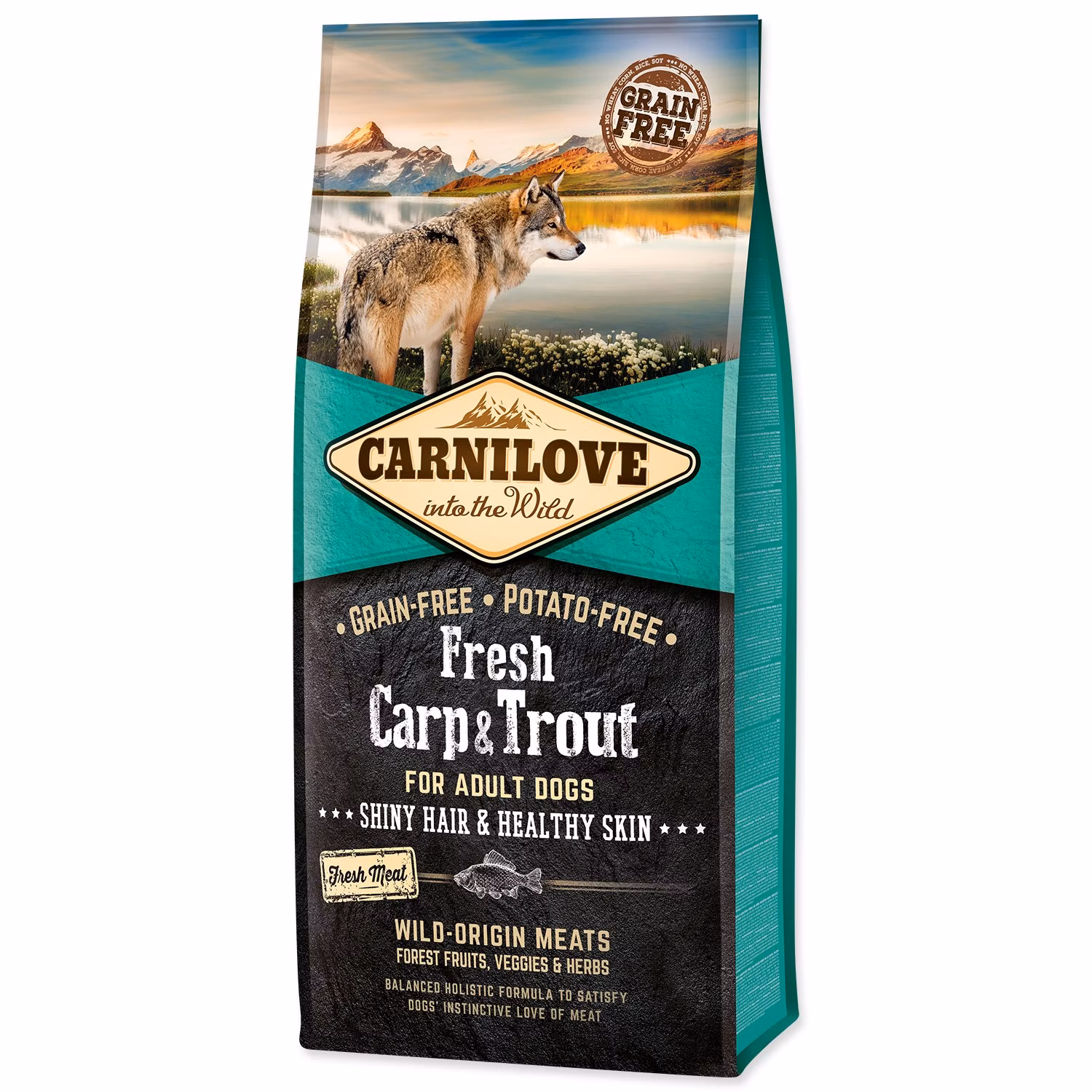 Krmivo Carnilove Dog Fresh Carp & Trout 12kg