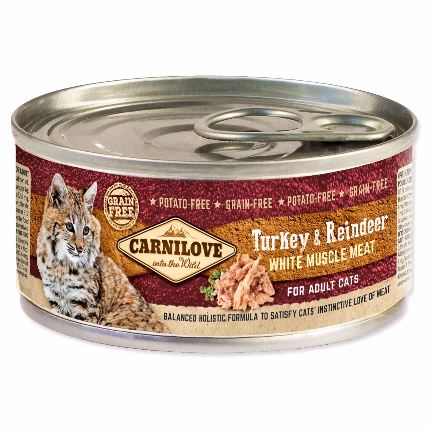 Konzerva Carnilove WMM Adult Cats morka a sob 100g