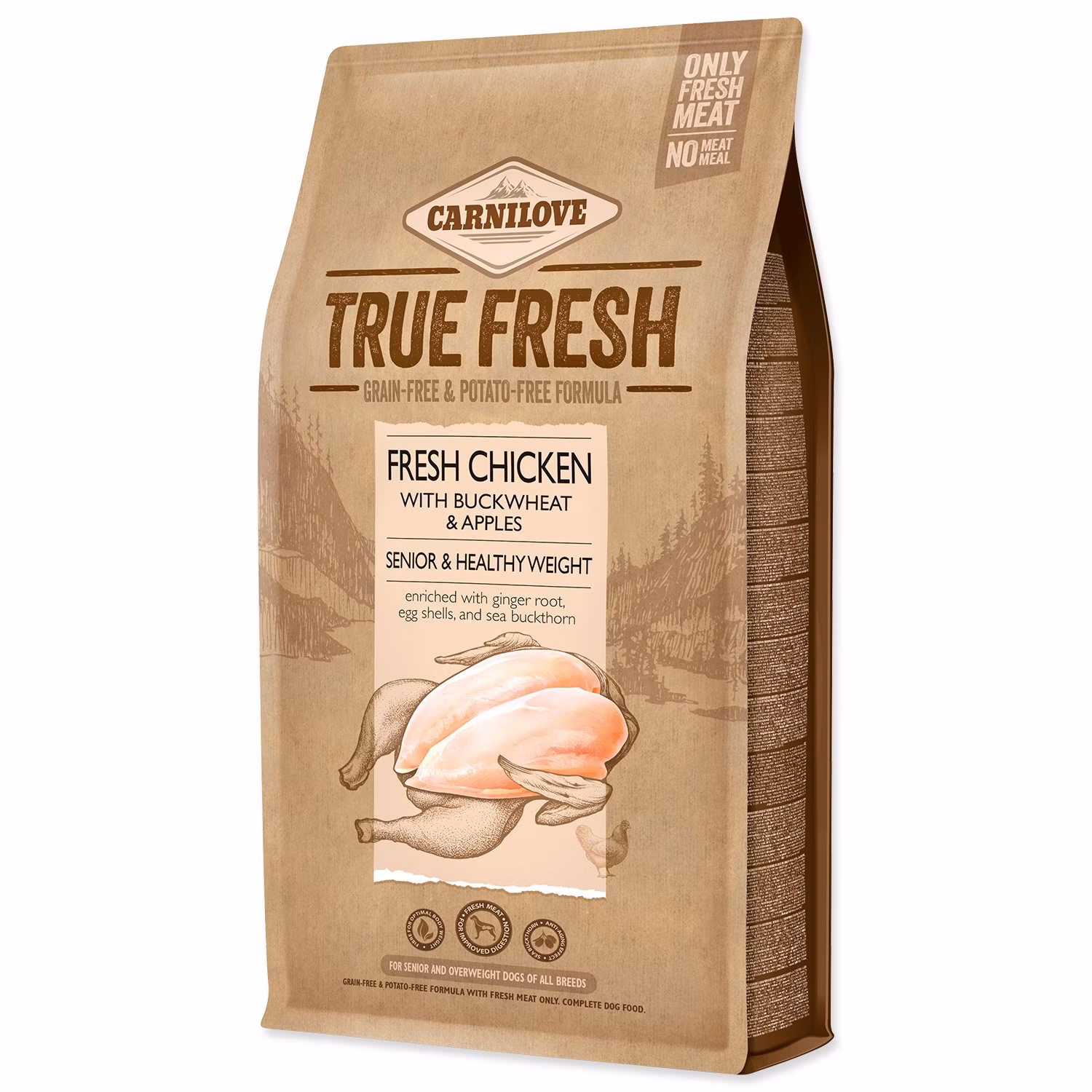 Krmivo Carnilove True Fresh Senior Healthy Weight Chicken 1,4kg
