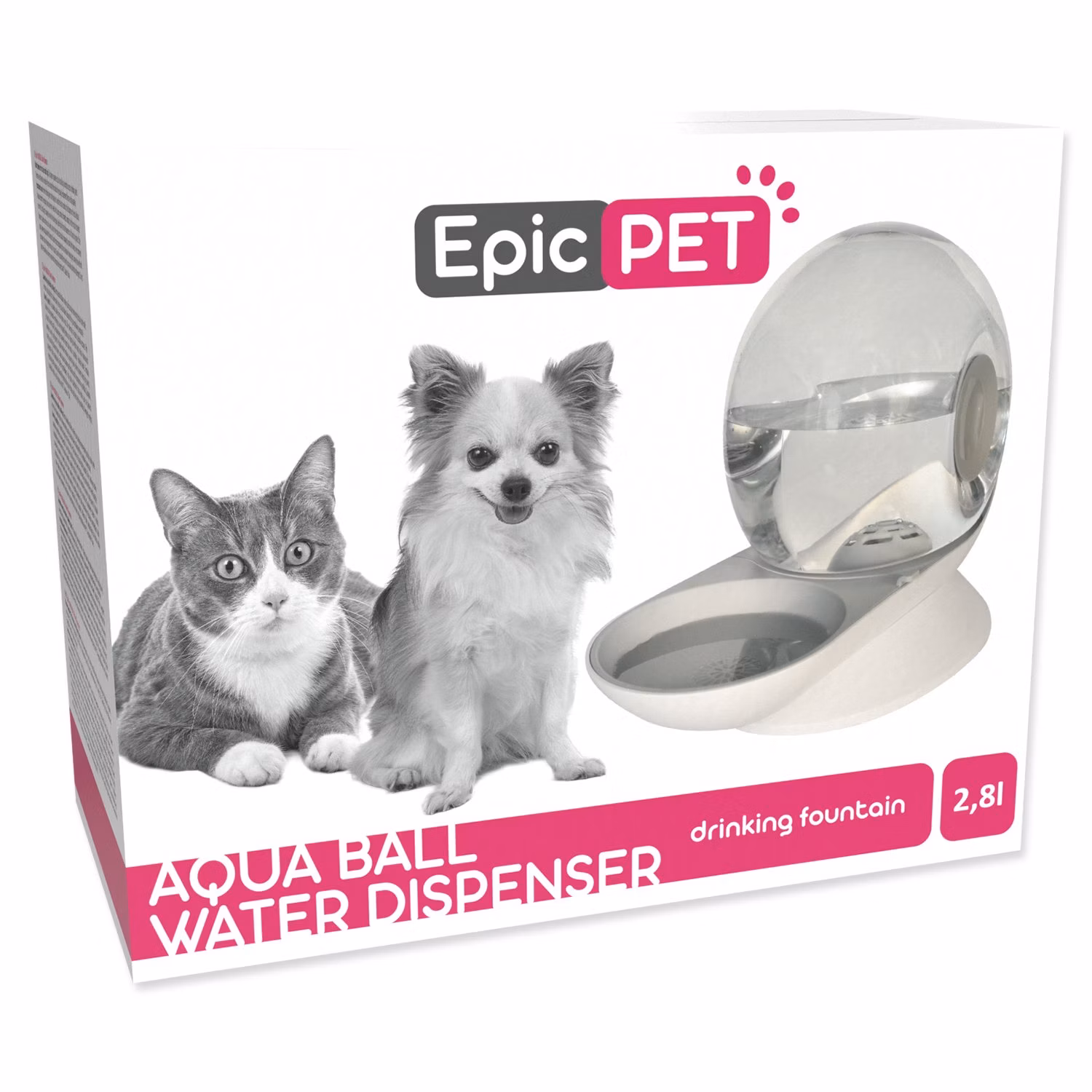 Zásobník Epic Pet AQUA BALL na vodu 2,8l