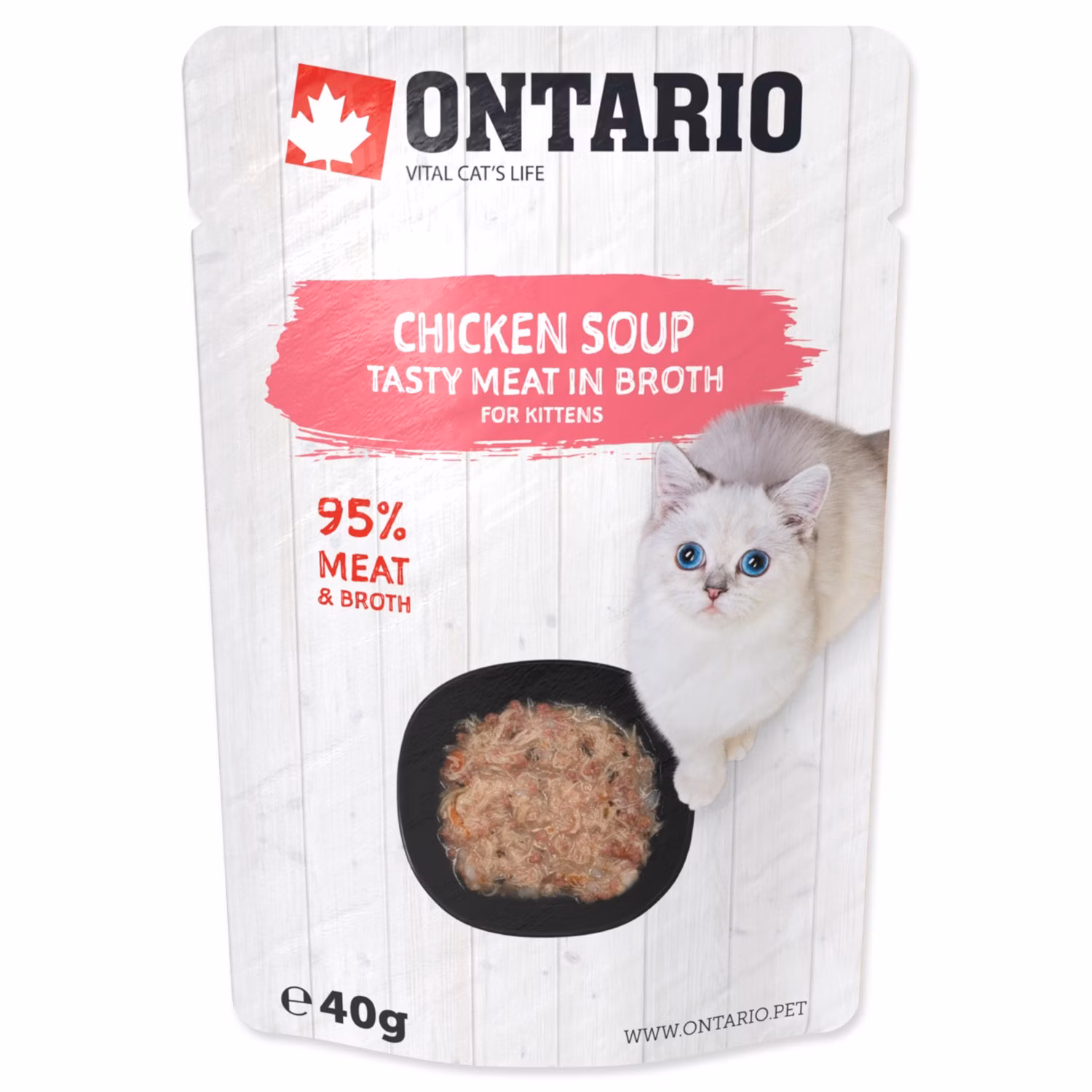 Polievka Ontario Kitten kura 40g