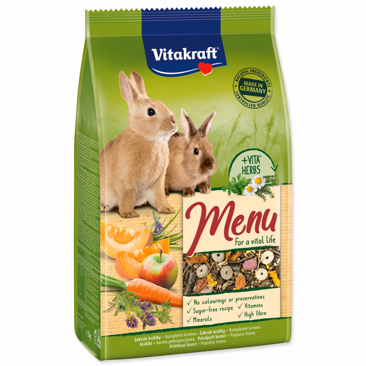 Krmivo Vitakraft Vital Menu králik 3kg
