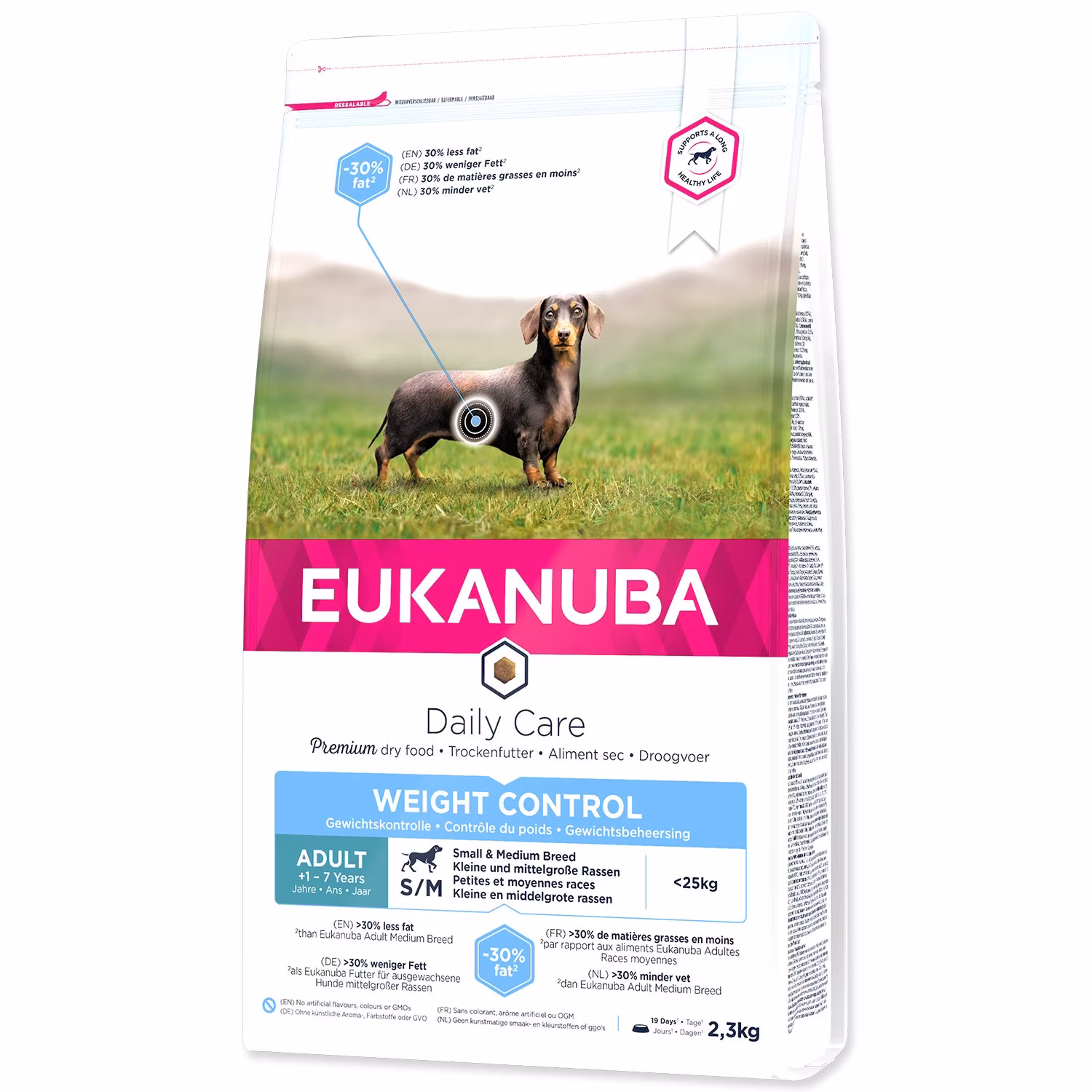 Krmivo EUKANUBA Daily Care Adult Small & Medium Weight Control 2,3kg