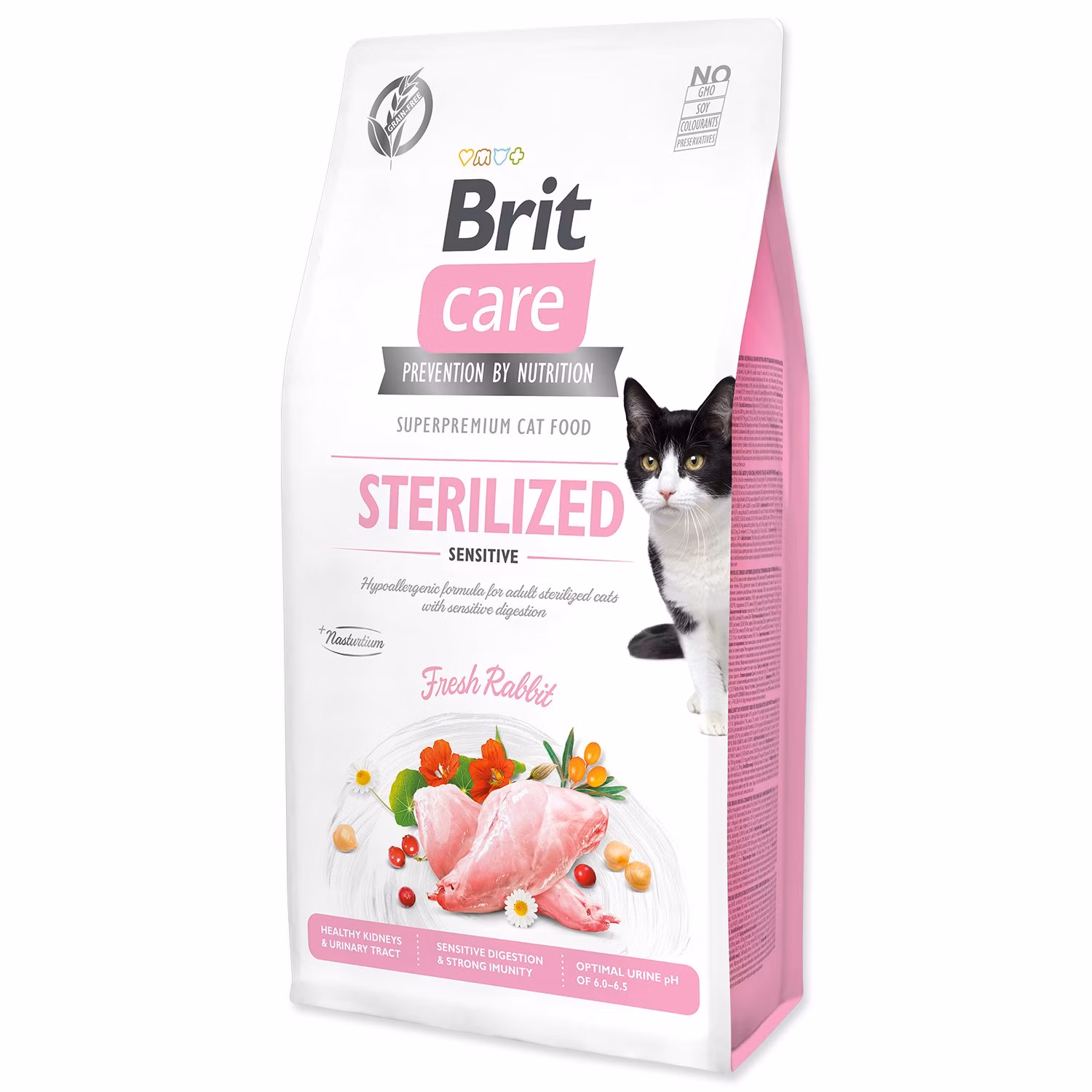 Krmivo Brit Care Cat Grain-Free Sterilized Sensitive 7kg