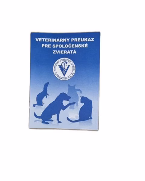 Preukaz veterinárny pre spoločenské zvieratá