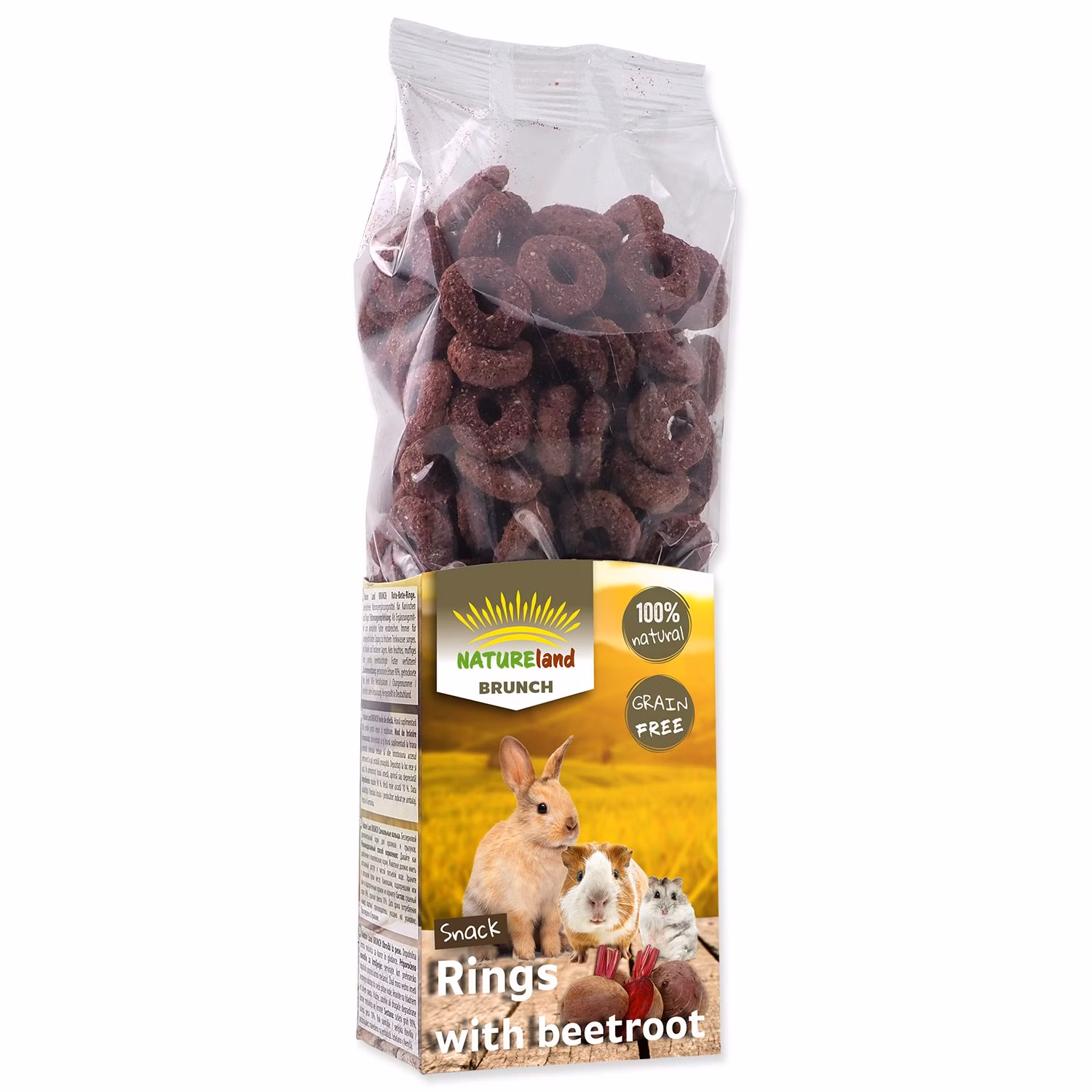 Pochúťka Nature Land Brunch repové krúžky 105g