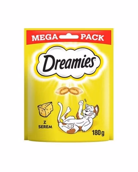 Pamlsok Mars DREAMIES MEGA pack cat syrové 4 x 180 g