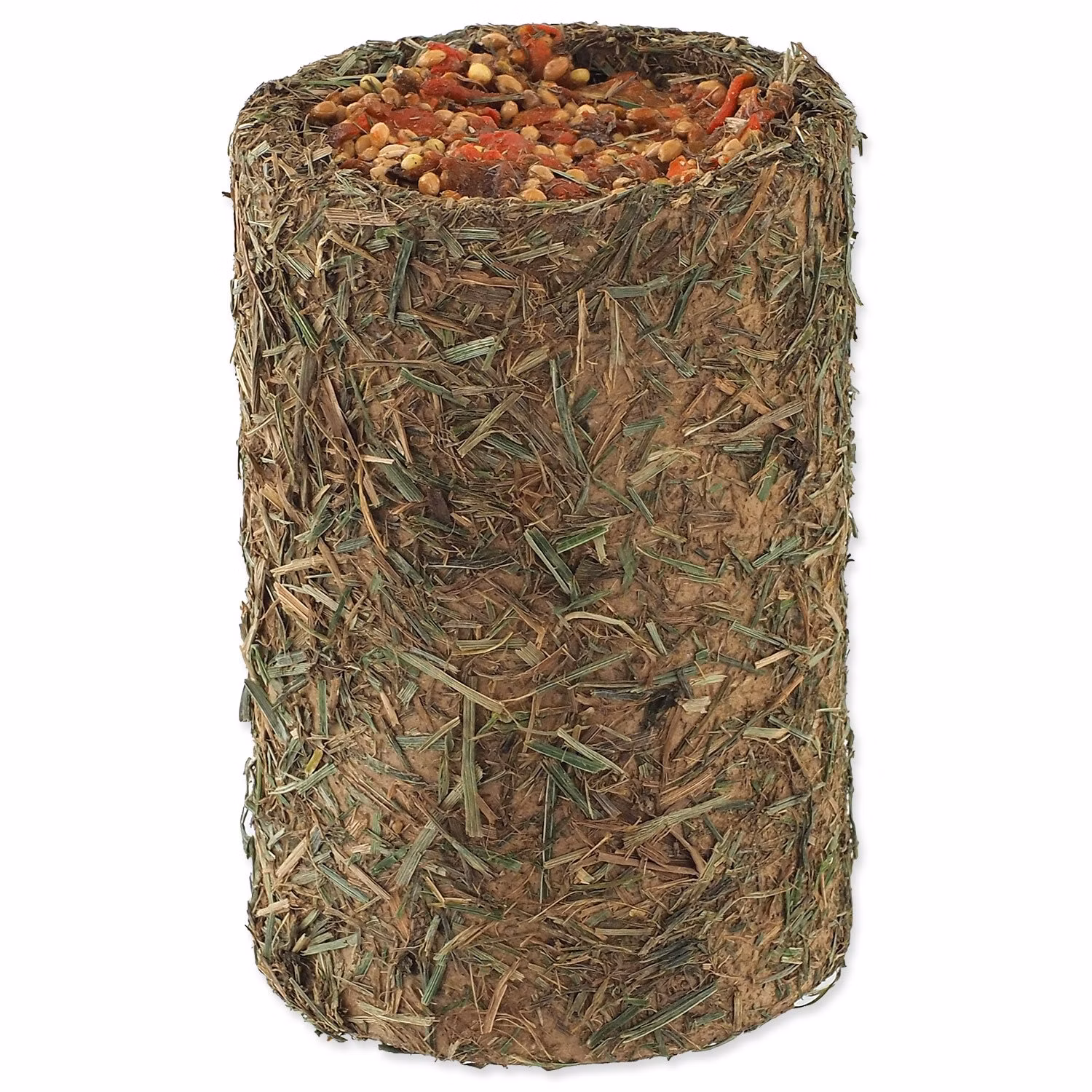Pochúťka Tunel Nature Land Nibble zo sena plnená mrkvou 125g