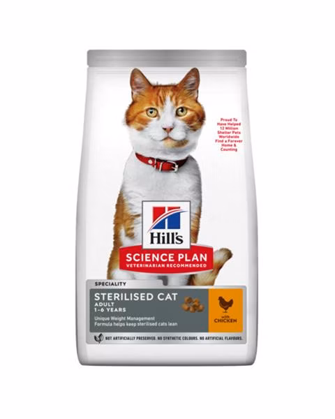 HILLS SP Fe Adult Sterilised Chicken 3 kg
