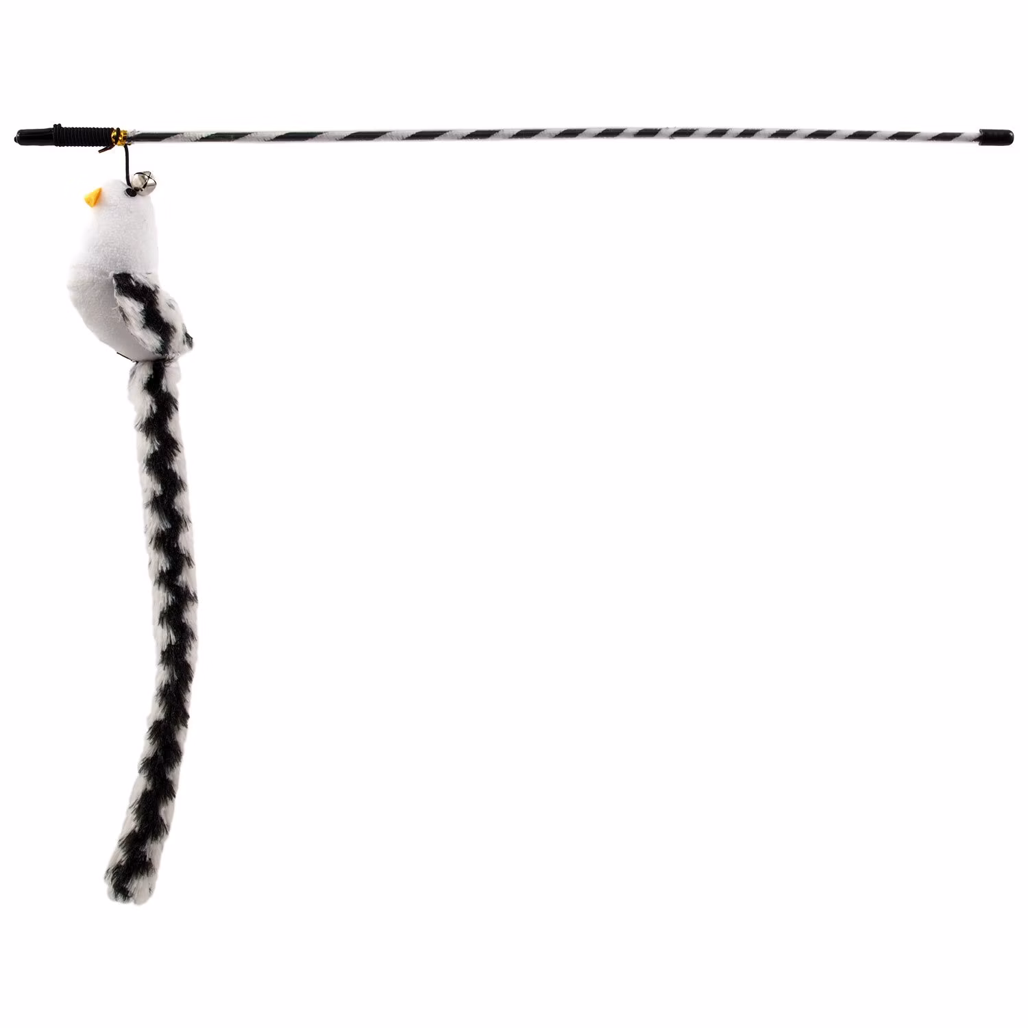 Hračka Magic Cat palička myška bavlna s catnipom 22cm+45cm 24ks