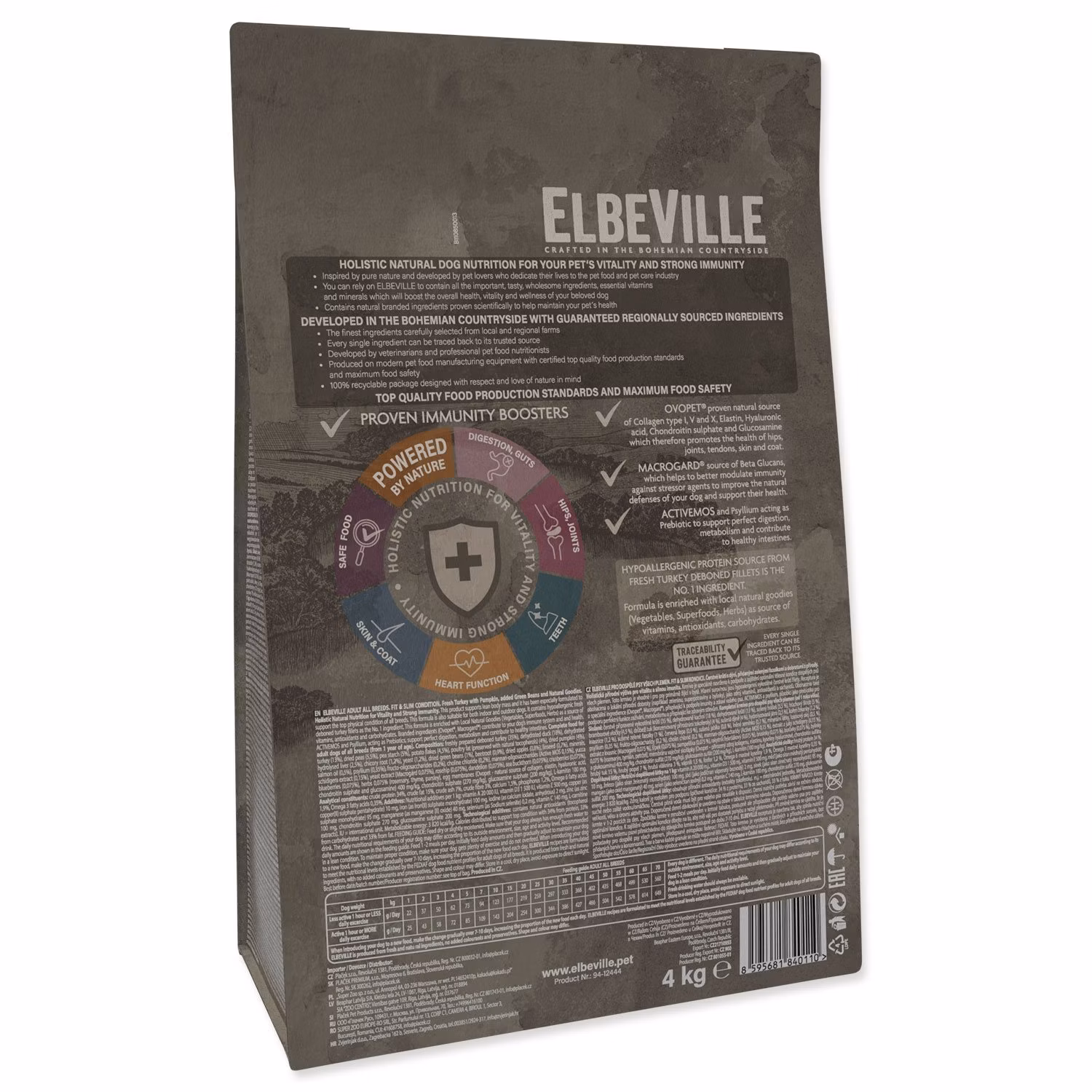 Krmivo ELBEVILLE Adult All Breeds Fit and Slim Condition Fresh 4kg