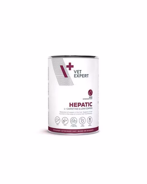 VetExpert VD dog 4T Hepatic konzerva 400 g