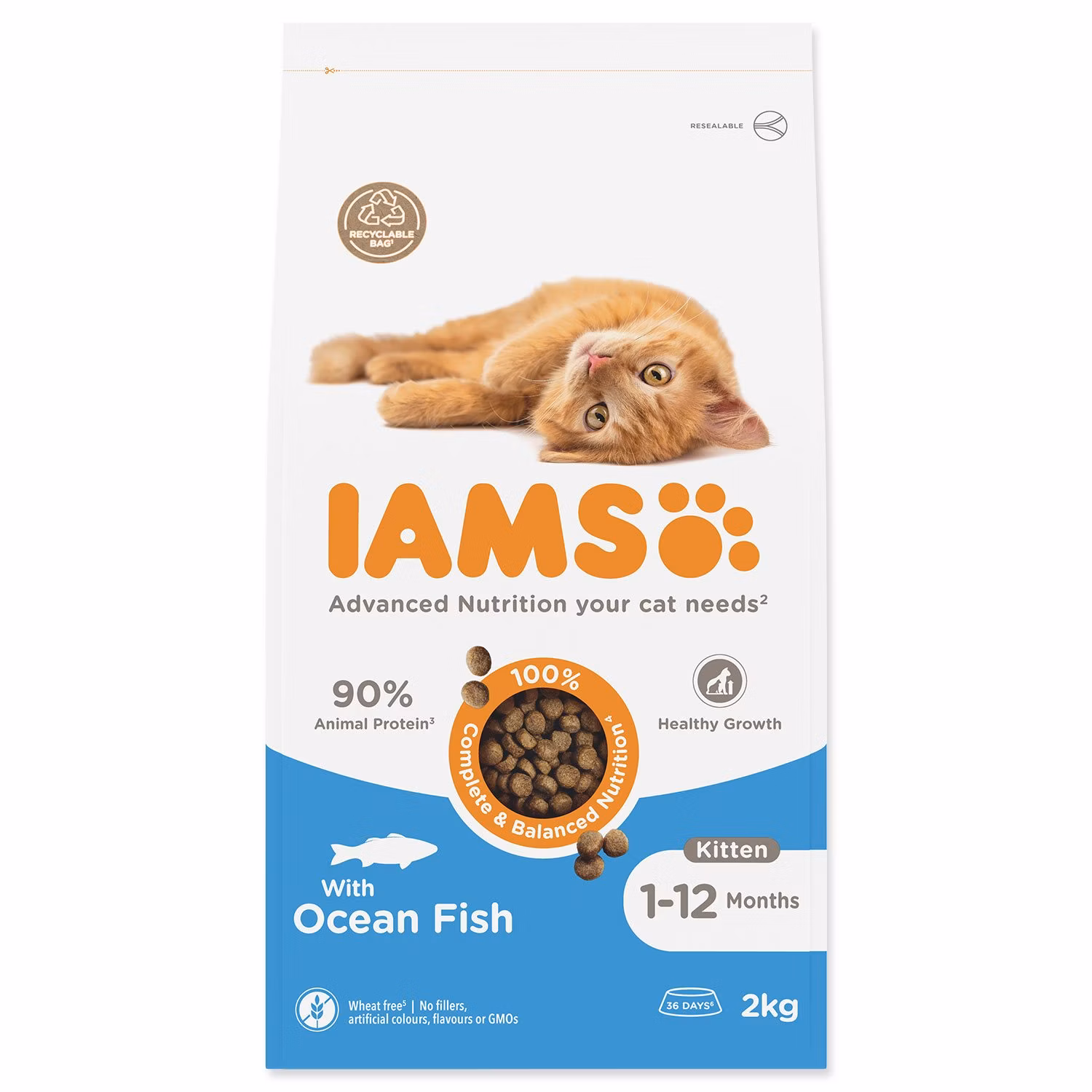 Krmivo IAMS Cat Kitten Ocean Fish 2kg