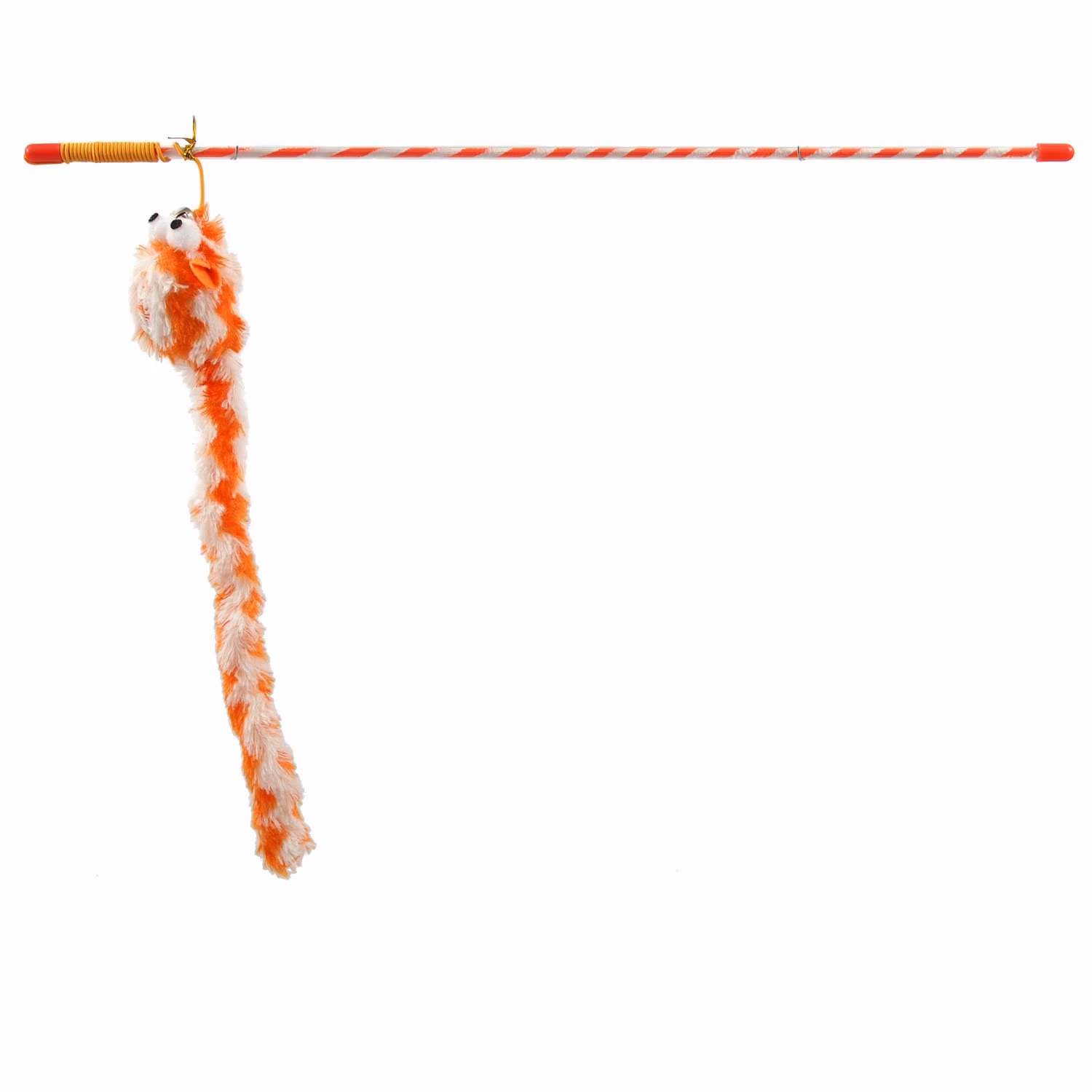 Hračka Magic Cat palička myška bavlna s catnipom 23cm+45cm 24ks