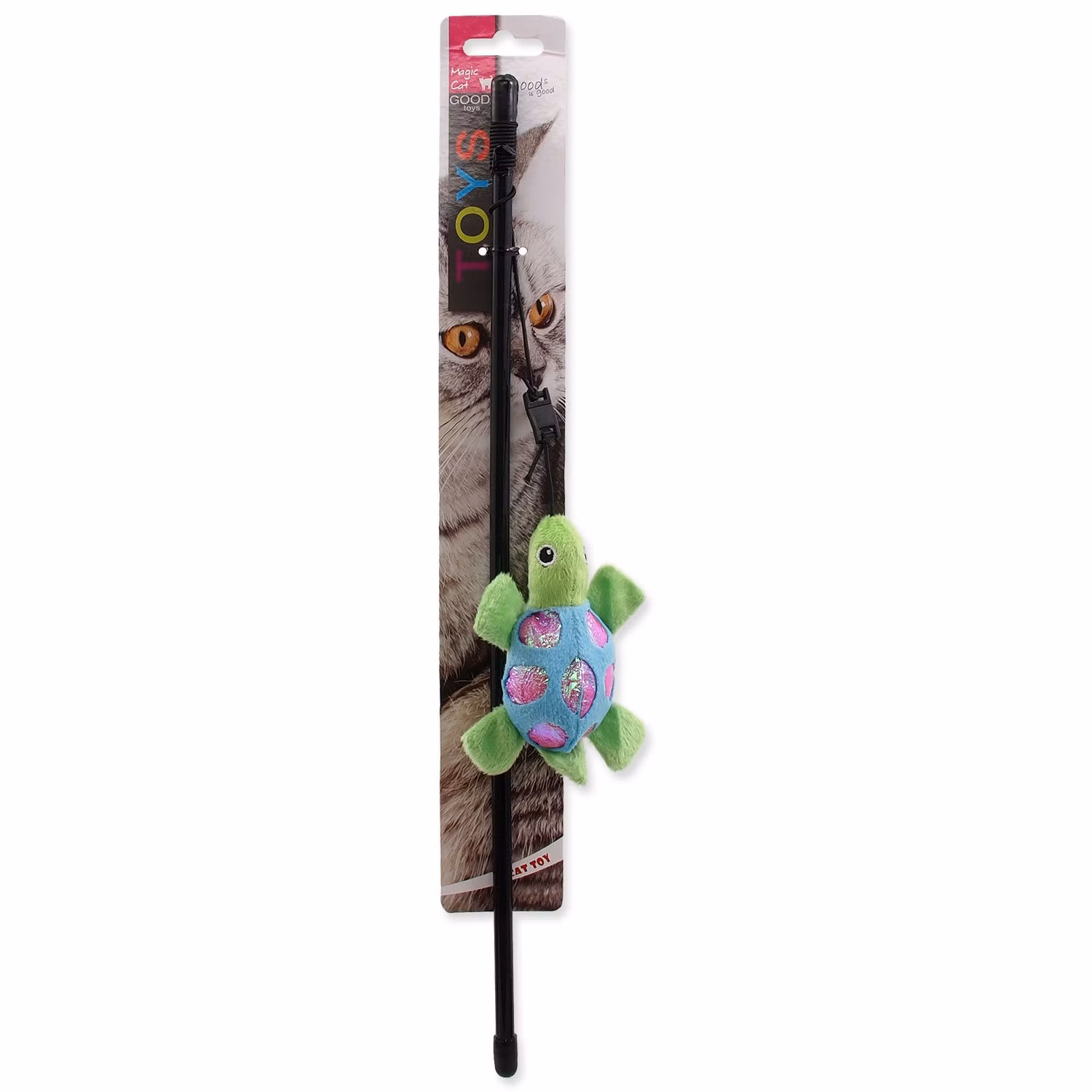Hračka Magic Cat prút zvieratká s catnipom mix 41cm