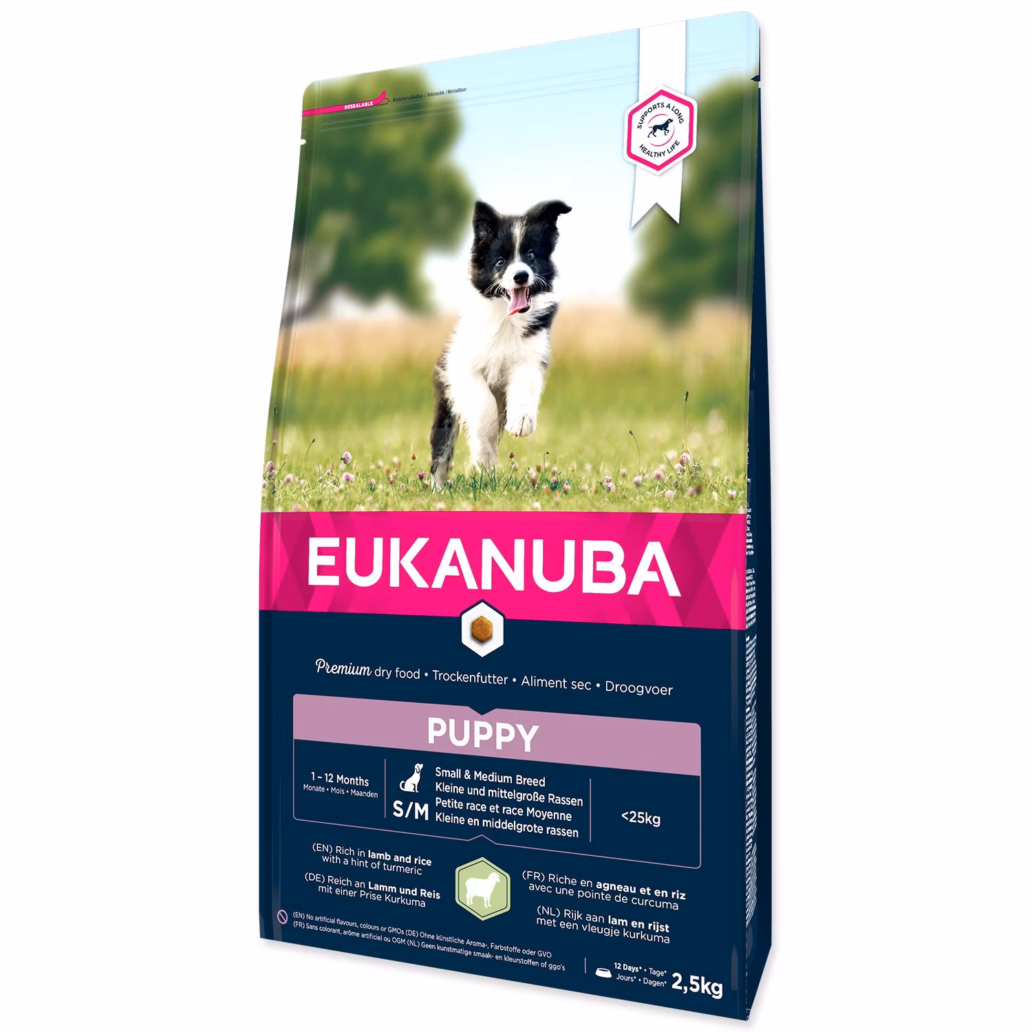 Krmivo EUKANUBA Puppy Small & Medium Lamb 2,5kg