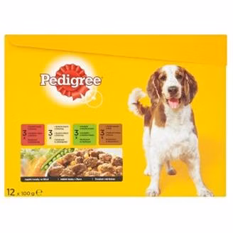 Mars PEDIGREE kapsička dog ADULT MP HD+kura+zel.& HD+ zel.& morka+mrkva 12x100 g